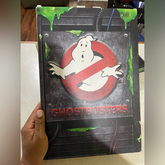 NWT RSVLTS Ghostbusters Slimer Long Sleeve Button Up Shirt Size S - Picture 2 of 3